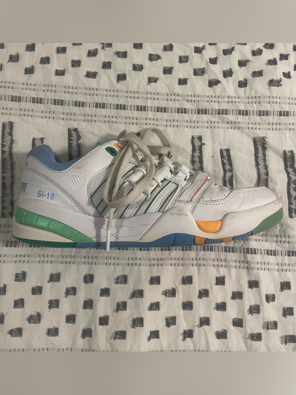 K-Swiss Si-18 White Sneaker Women’s 8.5